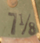 Indication taille dans la bombe. Indication taille dans la bombe.