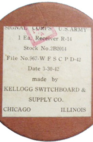 Etiquette du fabricant. Etiquette du fabricant.