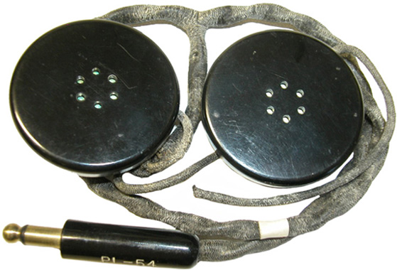 Casque radio SH-18 - verso. Casque radio SH-18 - verso.