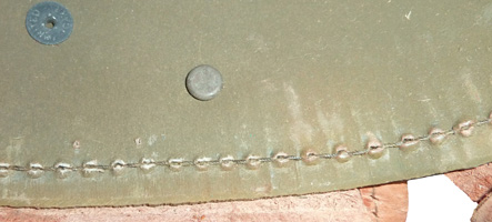 Couture, vue intérieure. Couture, vue intérieure.