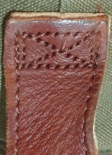 Point de fixation par couture. Point de fixation par couture.