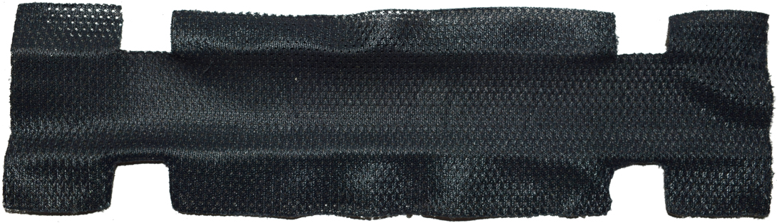 Doublure frontale du cerclage. Doublure frontale du cerclage.