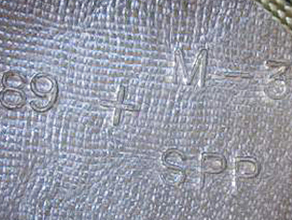 Marque fond de moule. Marque fond de moule.