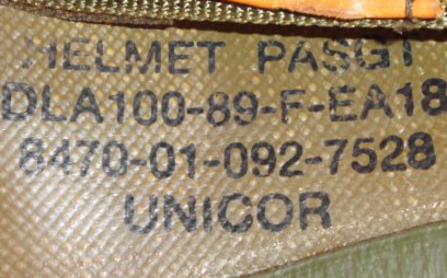 Marquage tamponné à l'arrière. Marquage tamponné à l'arrière.