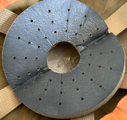 Coussin positionné. Coussin positionné.