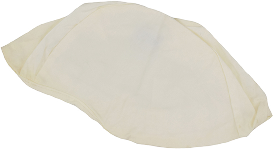 Vue à plat - envers. Vue à plat - envers.