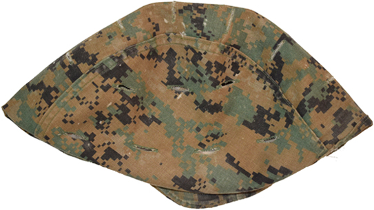 Vue à plat - envers. Vue à plat - envers.