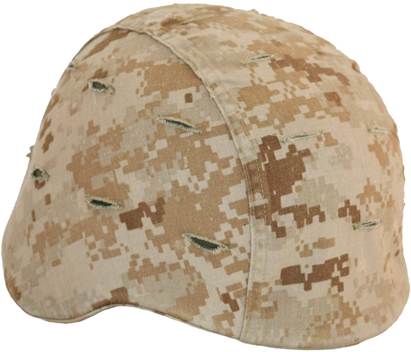 Couvre-casque en place. Couvre-casque en place.