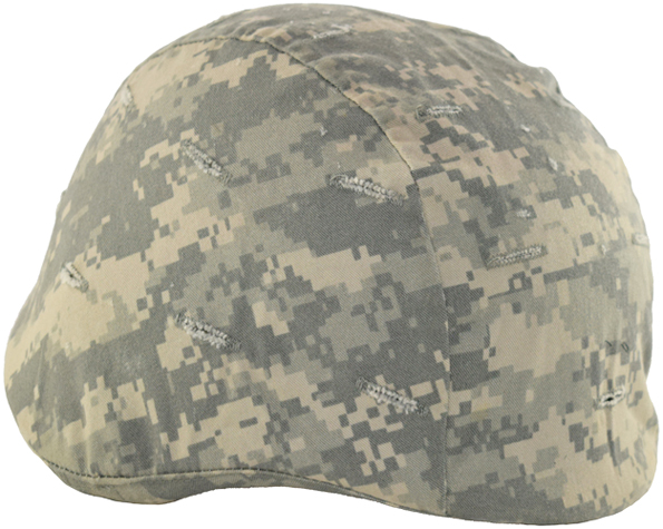 Couvre-casque en place. Couvre-casque en place.