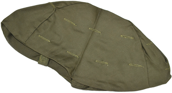 Vue à plat - envers. Vue à plat - envers.