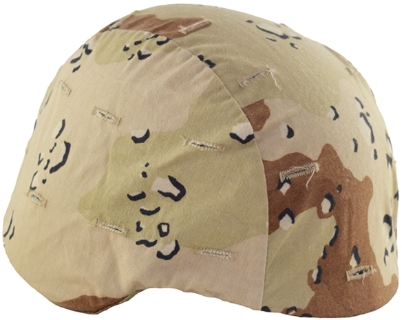 Couvre-casque en place. Couvre-casque en place.