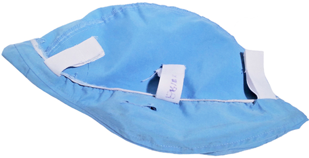 Vue à plat - revers. Vue à plat - revers.