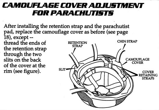 Ajustement avec le couvre-casque. Ajustement avec le couvre-casque.