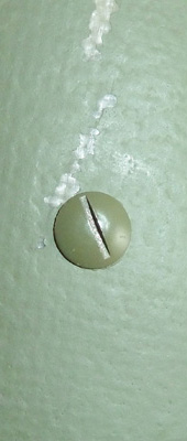 Tête de vis. Tête de vis.