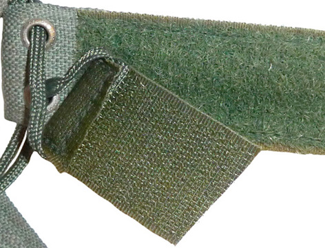 Bande velcro de réglage. Bande velcro de réglage.