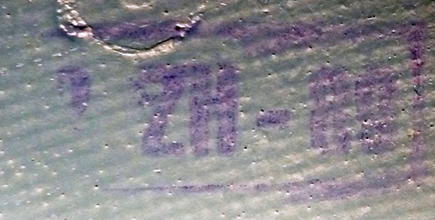 Marquage : TRZH - 89. Marquage : TRZH - 89.