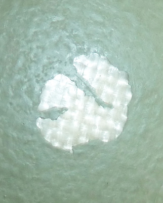 Détails fibres d'aramide. Détails fibres d'aramide.