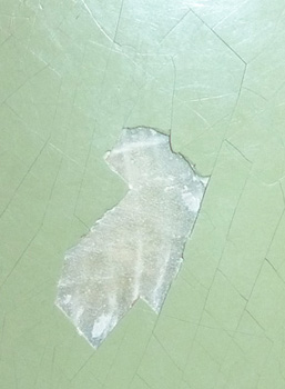 Eclat de peinture. Eclat de peinture.